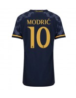 Real Madrid Luka Modric #10 Venkovní Dres pro Dámské 2023-24 Krátký Rukáv